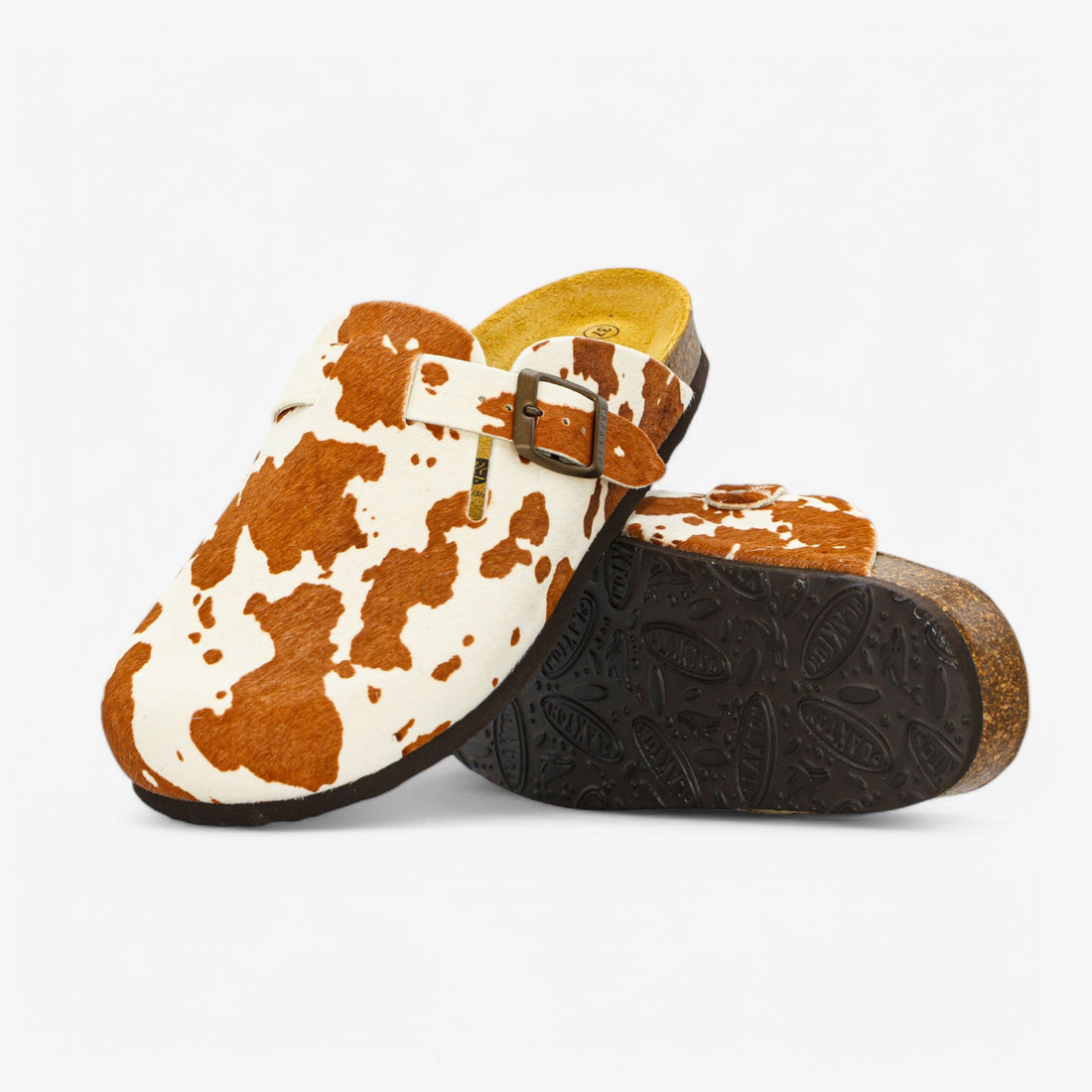 Blogg Cuero Womens Clog – Cow Print image 1
