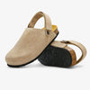Oslo Womens Clog - Piedra Afelpado (suede)