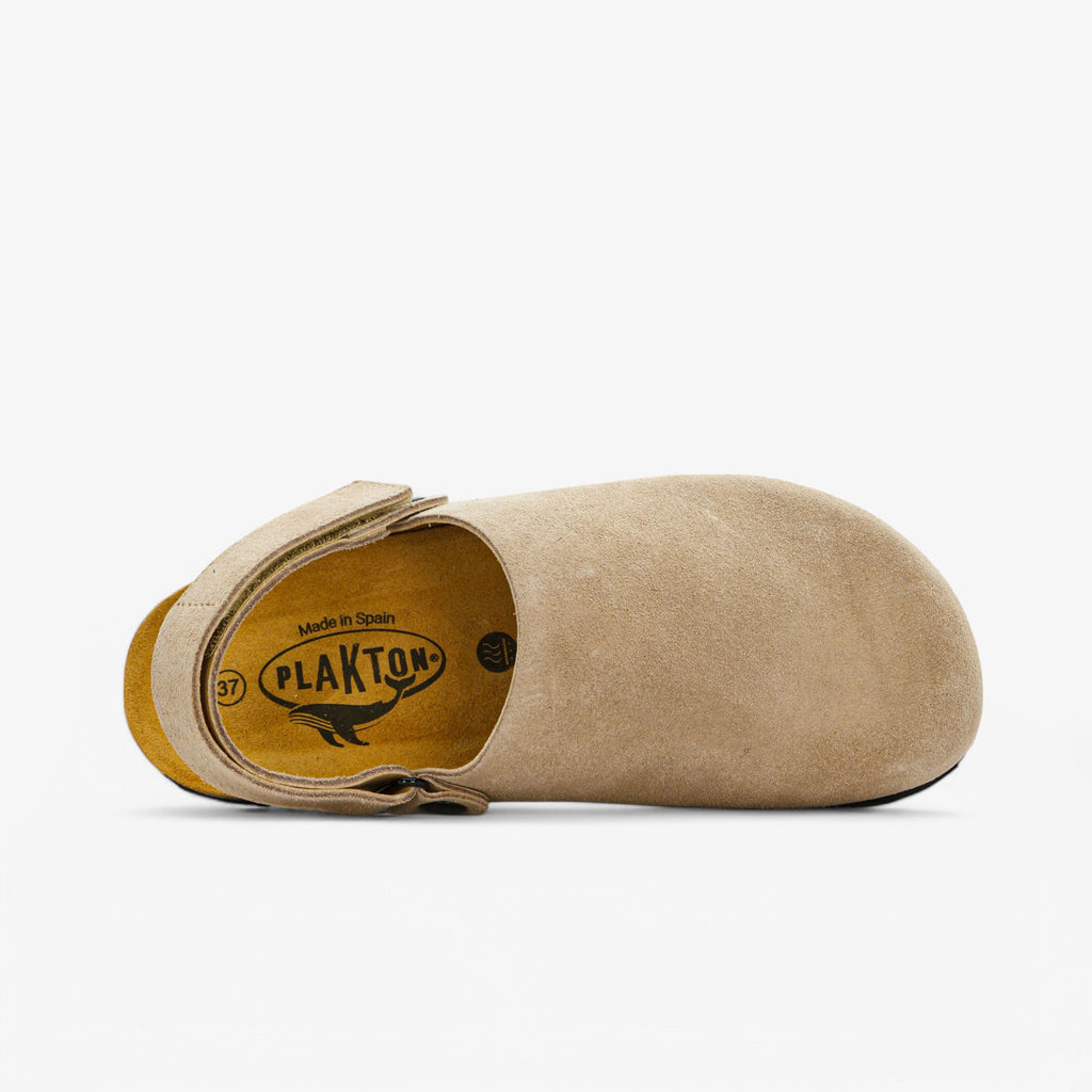 Oslo Womens Clog - Piedra Afelpado (suede)